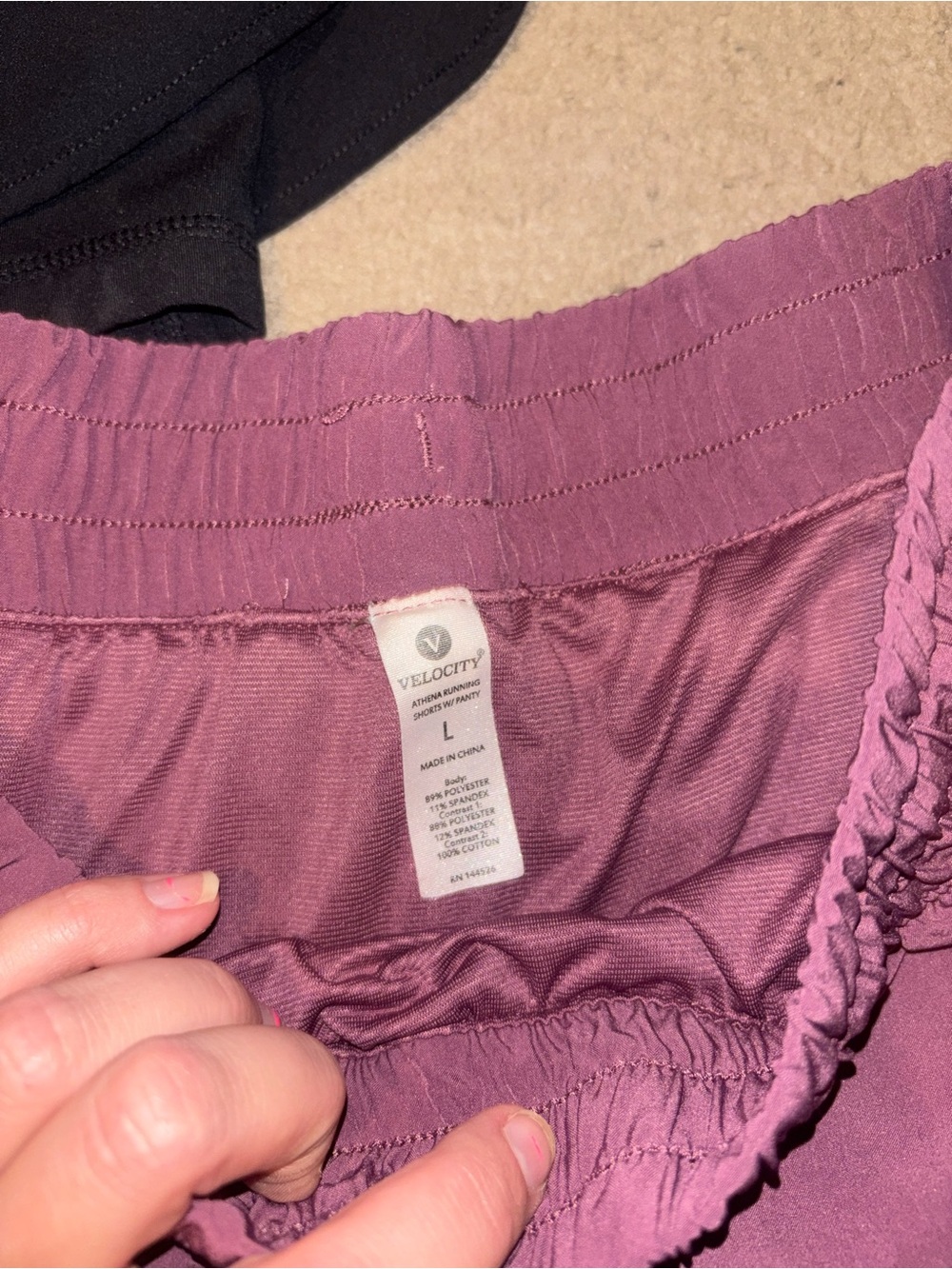 Lot of 5 Women’s Elastic Waist Athletic Shorts - Multiple Colors and Brands - Picture 4 of 6